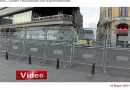 Taksim Meydanı polis ve güvercinlere kaldı