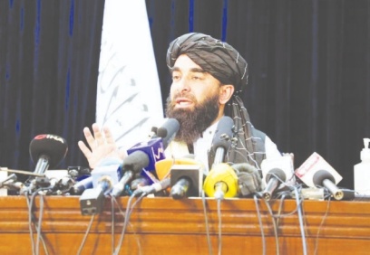 Taliban ilk kez basın toplantısı düzenledi