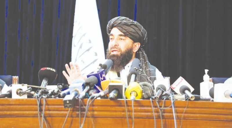 Taliban ilk kez basın toplantısı düzenledi