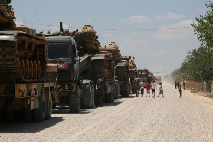 Tanklar, Suriye&#8217;nin sıfır noktasında