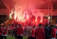 Taraftarlar takıma, Ümraniyespor maçı öncesi moral verdi