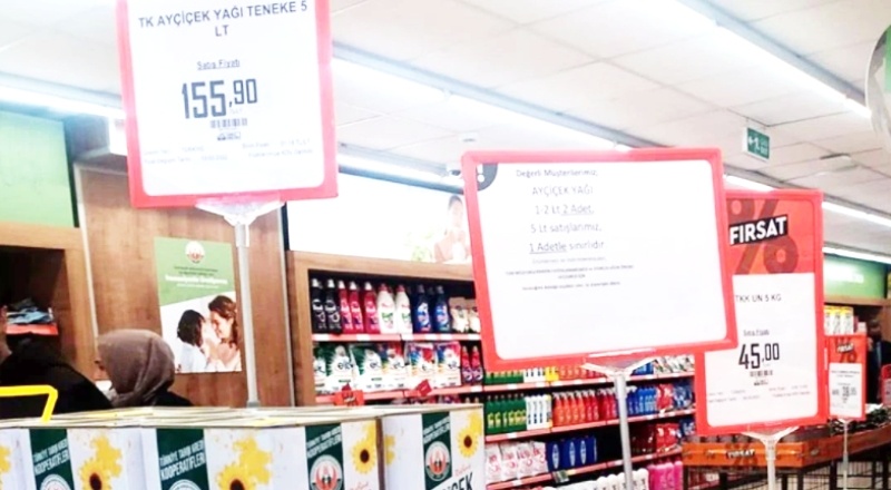 Tarım Kredi Kooperatifi marketinde ayçiçek yağı 10 günde yüzde 70 zamlandı