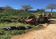 Taşa çarpan traktörün devrilmesi sonucu sürücü hayatını kaybetti