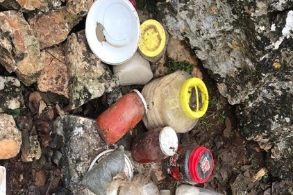 Taşınır vaziyette patlayıcı ele geçirildi