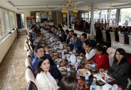 Tayini çıkan hakim ve savcılar için veda yemeği düzenlendi