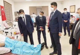 Taziye evleri immün plazma bağış merkezine dönüştürüldü