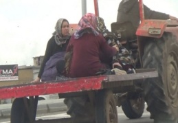 Tekerlekli kasada tehlikeli yolculuk