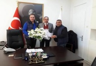 Tekerlekli Sandalye Basketbol takımından Tolay ve Çelebi’ye ziyaret 