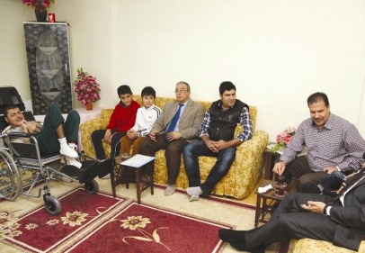 Tekerlekli sandalye ile hayata yeniden bağlandı