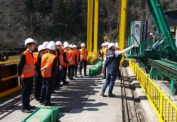 Teknik lise öğrencileri SANKO HES’lerini ziyaret etti