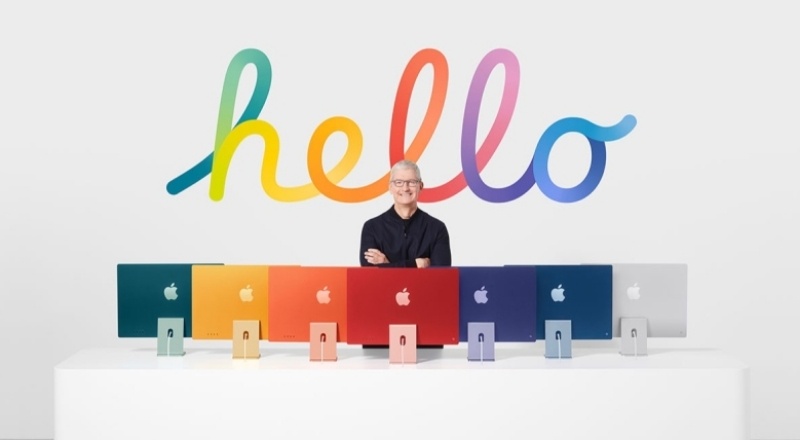 Teknoloji devi Apple, 7 farklı renk seçeneği ile gelen yeni iMac ve iPad Pro'yu tanıttı