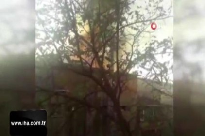 Tekstil atölyesinde çıkan yangın korkuttu