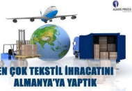 Tekstil ihracatının 779,48 milyon Euro olduğu görüldü