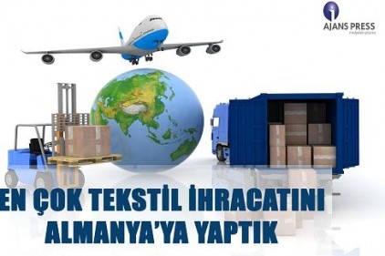 Tekstil ihracatının 779,48 milyon Euro olduğu görüldü