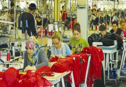 Tekstilde kadın evlenene kadar var