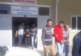 Telefon gaspçıları gözaltında