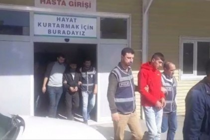Telefon gaspçıları gözaltında