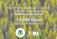 TEMA’ya 10 bin fidan bağışı yapıldı