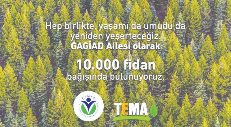 TEMA’ya 10 bin fidan bağışı yapıldı