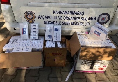 Tencere kutularından kaçak sigara çıktı