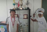 Tenis Turnuvasında 14 yaş kategorisinde 1. oldu