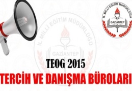 TEOG 2015 Tercih ve Danışma Büroları hizmet veriyor