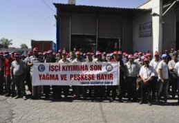 Termik santrallerin özelleştirilmesi protesto edildi