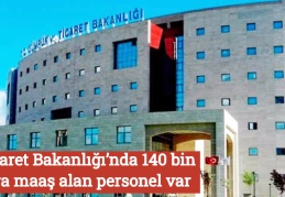 Ticaret Bakanlığı’nda 140 bin lira maaş alan personel var