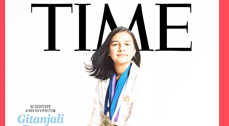 Time dergisi, 15 yaşındaki bilim insanı Gitanjali Rao'yu 'Yılın Çocuğu' seçti