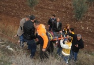 TIR, şarampole uçtu