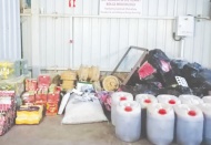 TIR’da yüklü miktarda kaçak malzeme bulundu