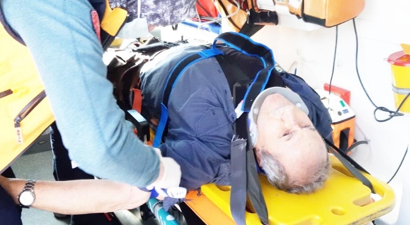 Tırın çarptığı yaya yaralandı