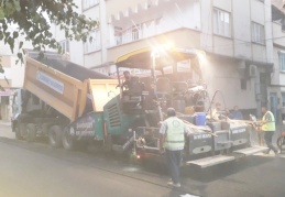 Titizler Caddesi, Yeşilırmak ve Düztepe Mahallelerinde asfaltlama yapılıyor
