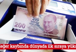 TL değer kaybında dünyada ilk sıraya yükseldi