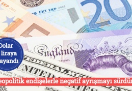 TL, jeopolitik endişelerle negatif ayrışmayı sürdürüyor