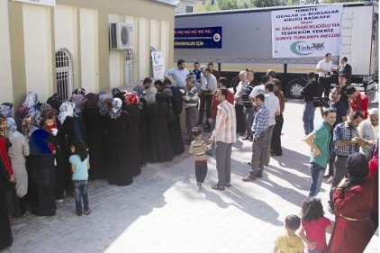 TOBB&#8217;un gıda yardımı Türkmenler&#8217; ulaştırıldı