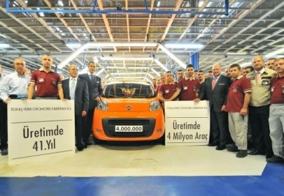 TOFAŞ 4 milyonuncu aracını üretti