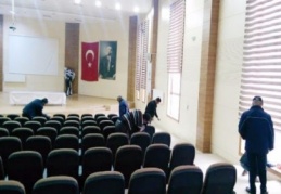 Toplu kullanım alanları dezenfekte ediliyor