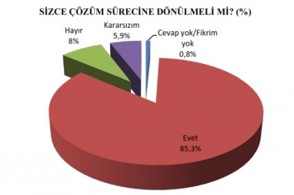 Toplum çözüm sürecine dönmek istiyor 