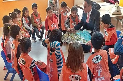 Toprağın, suyun ve havanın önemini bilen çocuklar yetişiyor