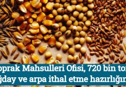 Toprak Mahsulleri Ofisi, 720 bin ton buğday ve arpa ithal etme hazırlığında