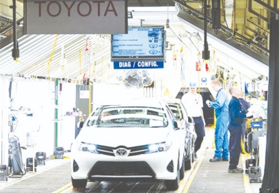 Toyota iki fabrikasında üretimi durdurdu
