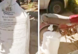 Toz şeker hırsızı önce kameraya sonra polise yakalandı