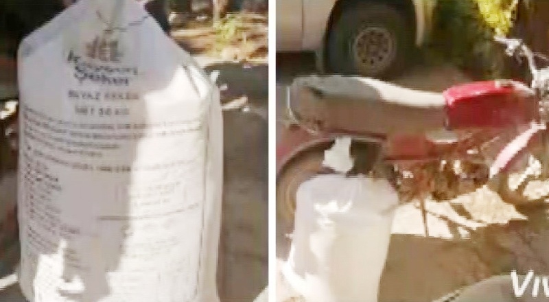 Toz şeker hırsızı önce kameraya sonra polise yakalandı