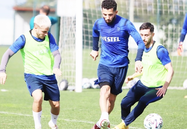 Trabzonspor, Gaziantep FK maçı hazırlıklarına ara vermeden başladı