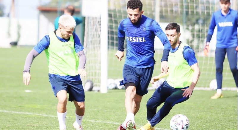 Trabzonspor, Gaziantep FK maçı hazırlıklarına ara vermeden başladı
