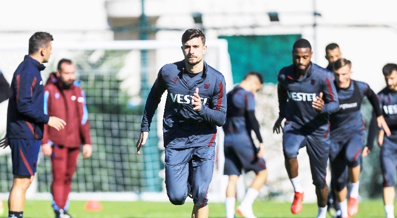 Trabzonspor, Gaziantep FK maçı hazırlıklarını sürdürdü