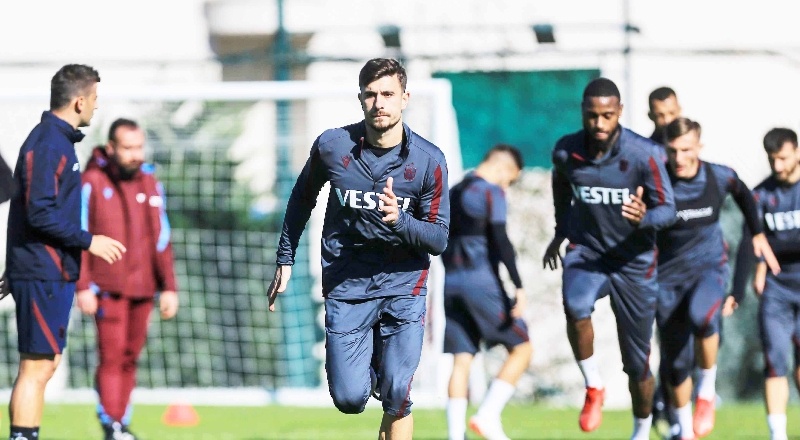 Trabzonspor, Gaziantep FK maçının hazırlıklarını sürdürdü
