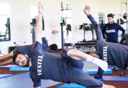 Trabzonspor salonda çalıştı