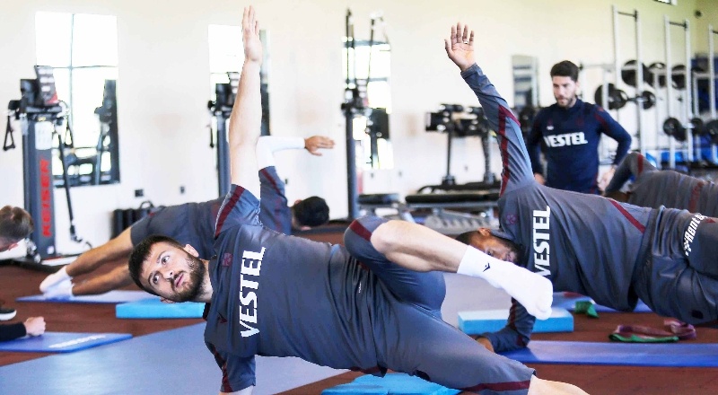 Trabzonspor salonda çalıştı